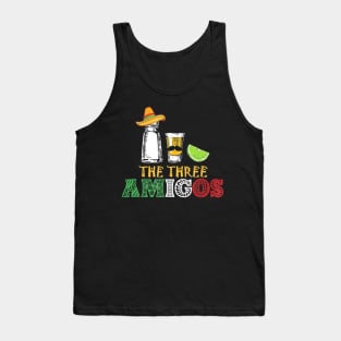 The 3 Three Amigos T-shirt - salt, tequila & lime Tank Top